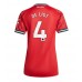 Manchester United Matthijs de Ligt #4 Hjemmedrakt Dame 2025-26 Korte ermer